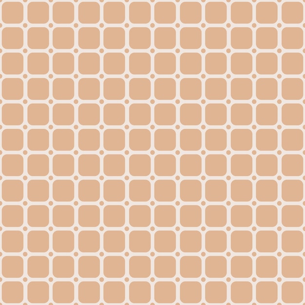 Vector seamless geometric pattern Beige decorative tile unusual background