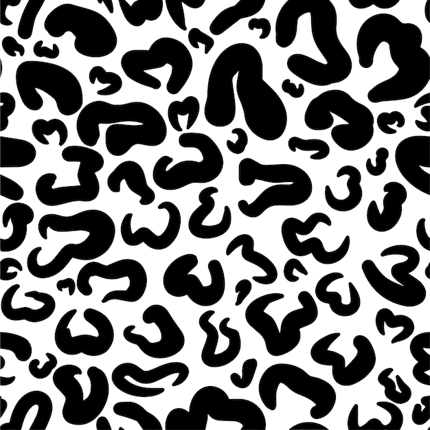 Vector seamless leopard skin pattern Abstract colored and bright spots of leopard cheetah jaguar