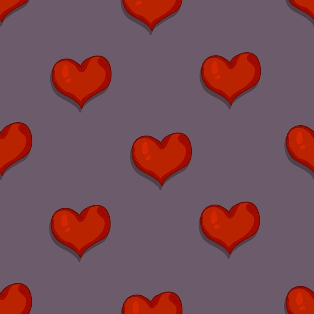 Vector Seamless Love Pattern