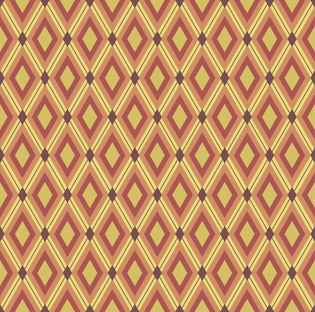 Vector seamless male fashion pattern. Rhombus pattern for fabric print, wallpaper design