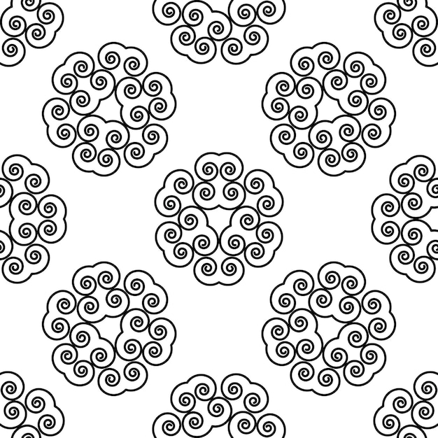 Vector seamless pattern background Elegant luxury texture for wallpapers backgrounds