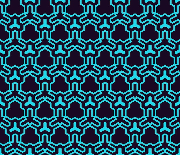 Vector seamless pattern Modern stylish abstract texture Repeating geometric linear tiles pattern background