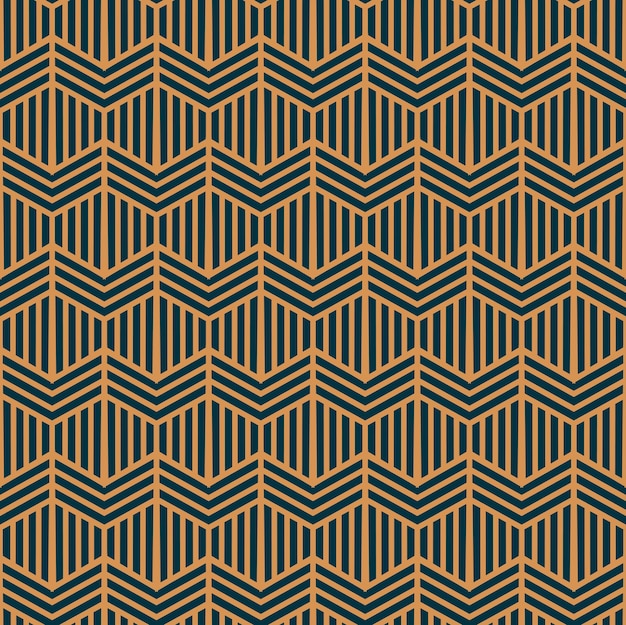 Vector seamless pattern Modern stylish abstract texture Repeating geometric tiles from striped elements