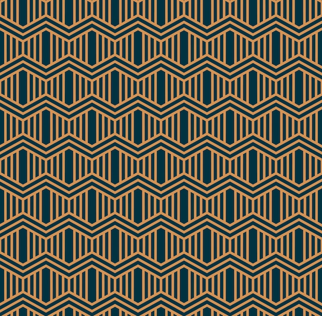 Vector seamless pattern Modern stylish abstract texture Repeating geometric tiles from striped elements