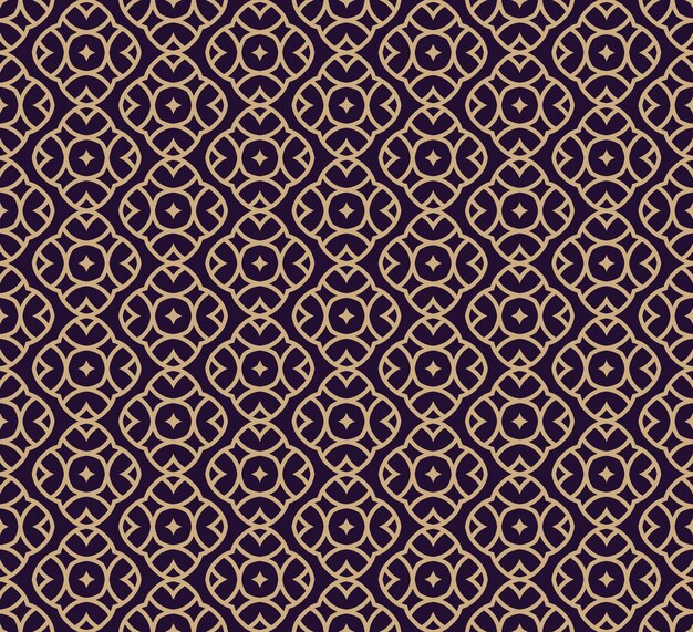 Vector seamless pattern Modern stylish texture Geometric linear ornament