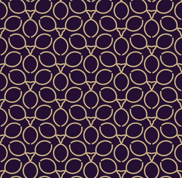 Vector seamless pattern Modern stylish texture Geometric linear ornament