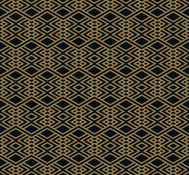 Vector seamless pattern Modern stylish texture Geometric striped ornament