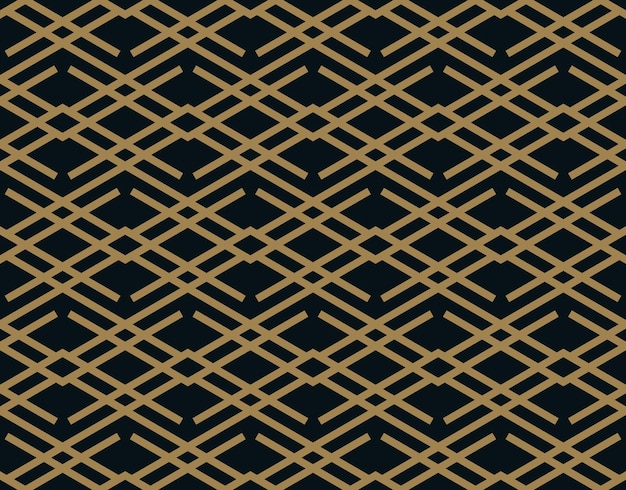 Vector seamless pattern Modern stylish texture Geometric striped ornament