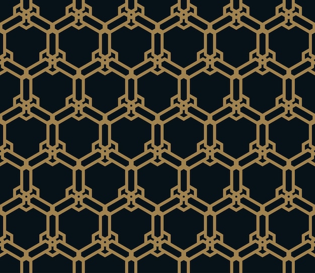 Vector seamless pattern Modern stylish texture Geometric striped ornament