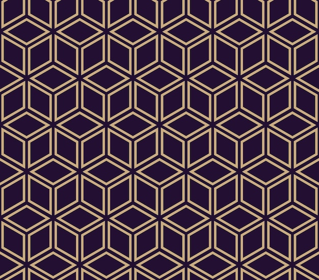 Vector seamless pattern Modern stylish texture Repeating geometric background Linear graphic design