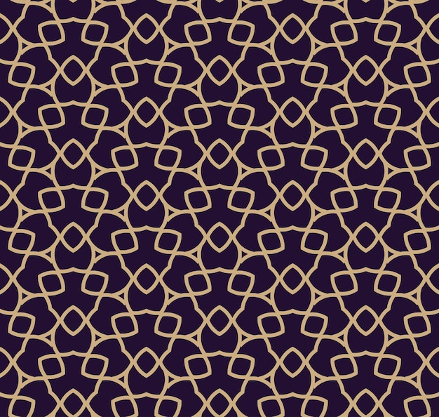 Vector seamless pattern Modern stylish texture Repeating geometric background Linear graphic design