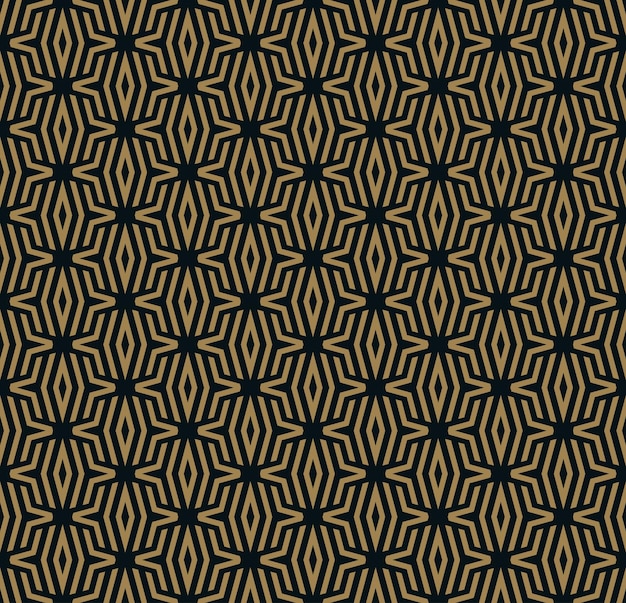 Vector seamless pattern Modern stylish texture Repeating geometric tiles from striped elements