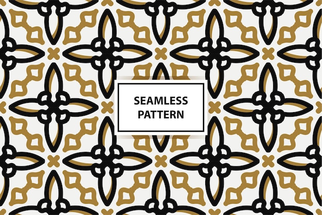 Vector seamless pattern Modern stylish texture Repeating geometric tiles