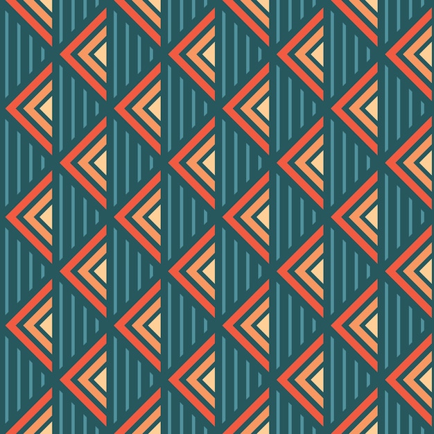 Vector seamless pattern of rhombuses