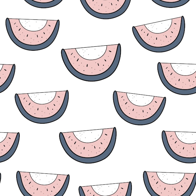 Vector seamless pattern in Scandinavian style