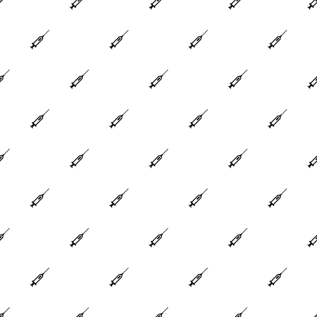 Vector seamless pattern, syringe, Editable can be used for web page backgrounds, pattern fills