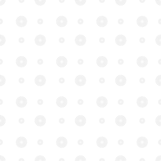 Vector seamless pattern with dotted shapes White and grey decorative texture Abstract delicate background