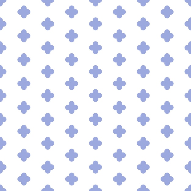 Vector seamless pattern with purple tiny cross