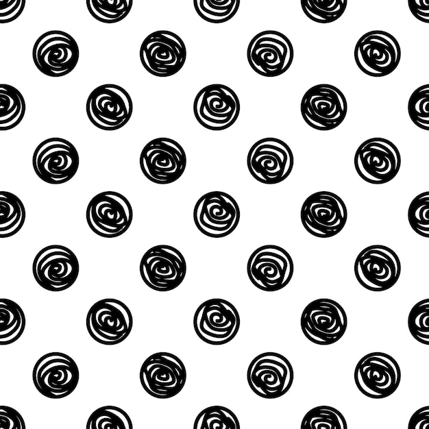 Vector seamless polka dot pattern