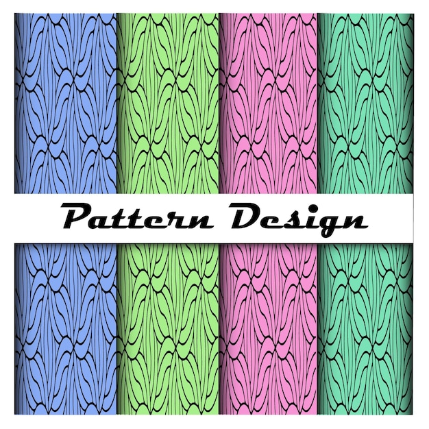 Vector Seamless Unique Pattern Design