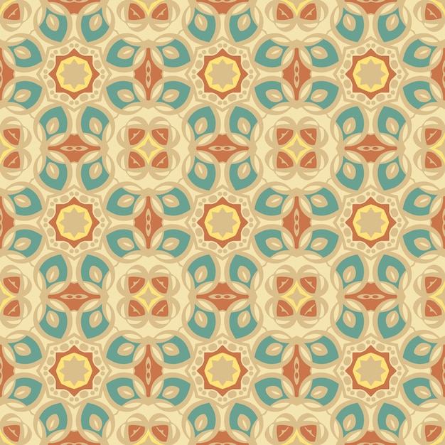 Vector seamless vintage pattern for wallpaper