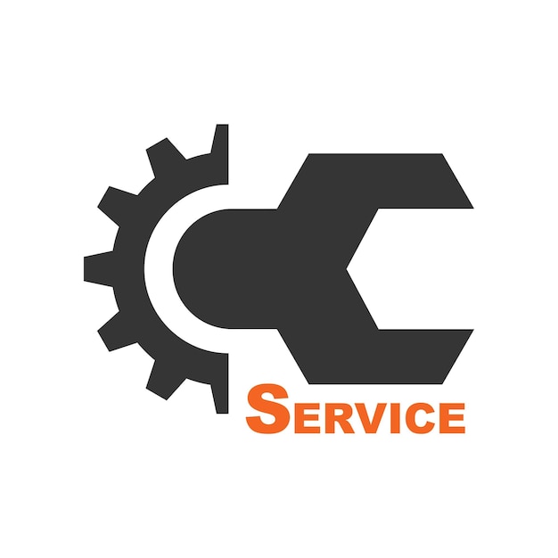 Vector service icon isolated