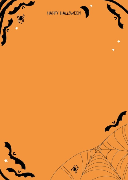 Vector vector set of art banners for halloween