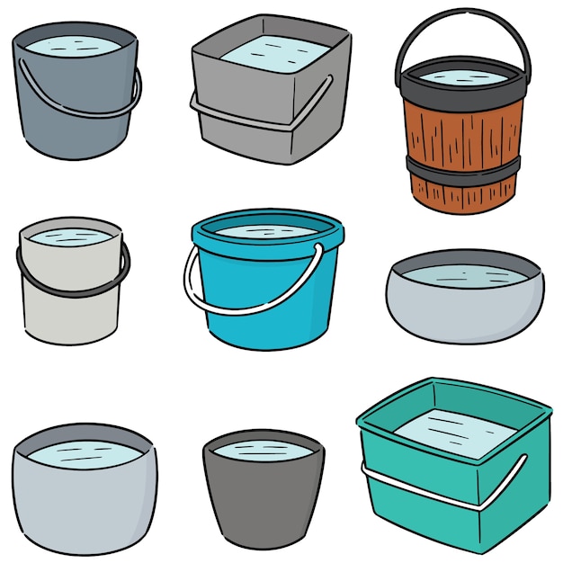 vector set of buckets