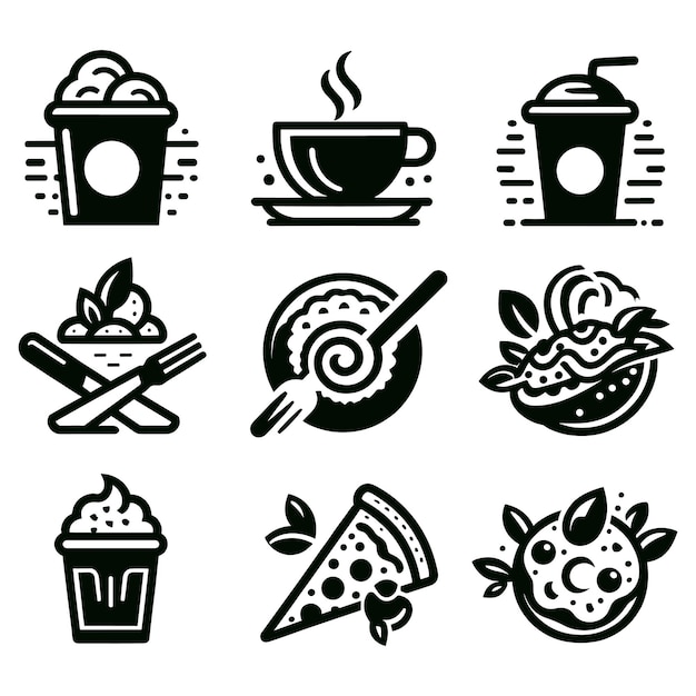 Vector set of labels stickers logos