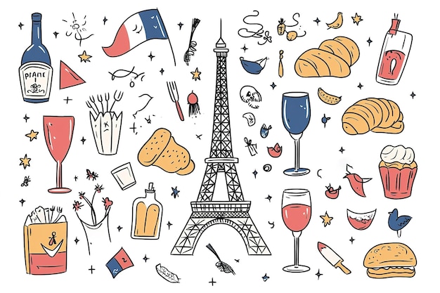 Vector vector set with french elements