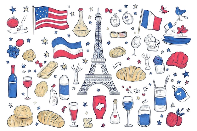 Vector set with French elements