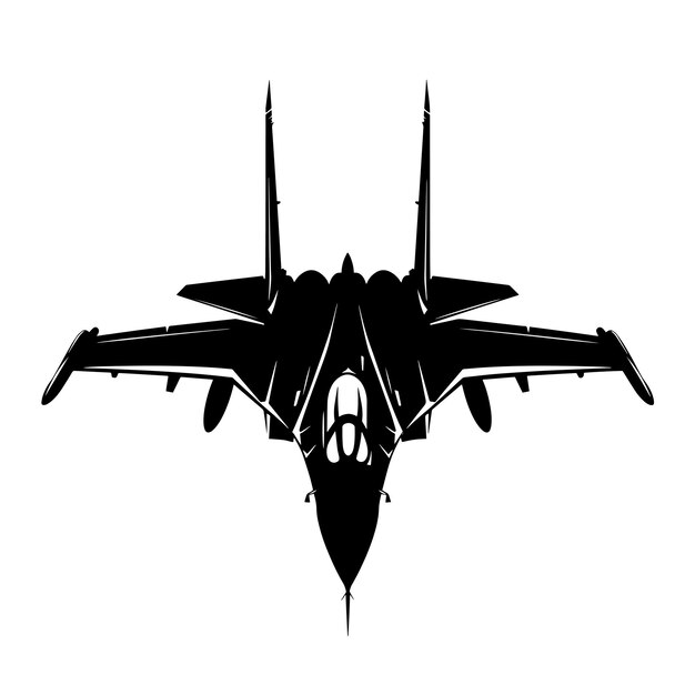 Vector vector silhouette of a aviation