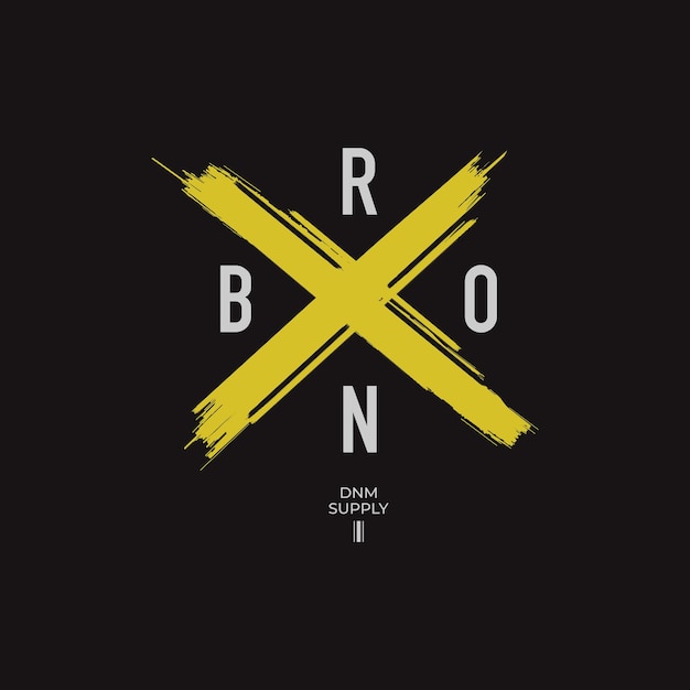 Vector simple  the bronx t shirt design