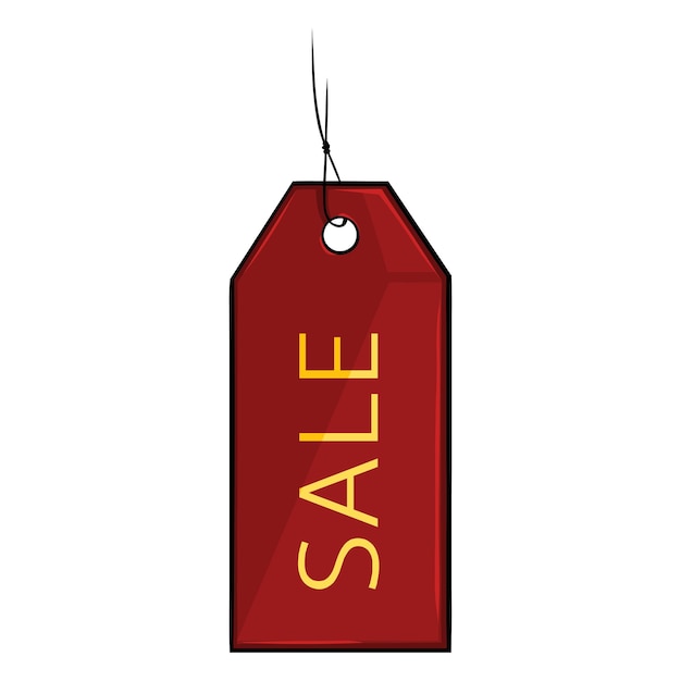 Vector Single Cartoon Sale Tag