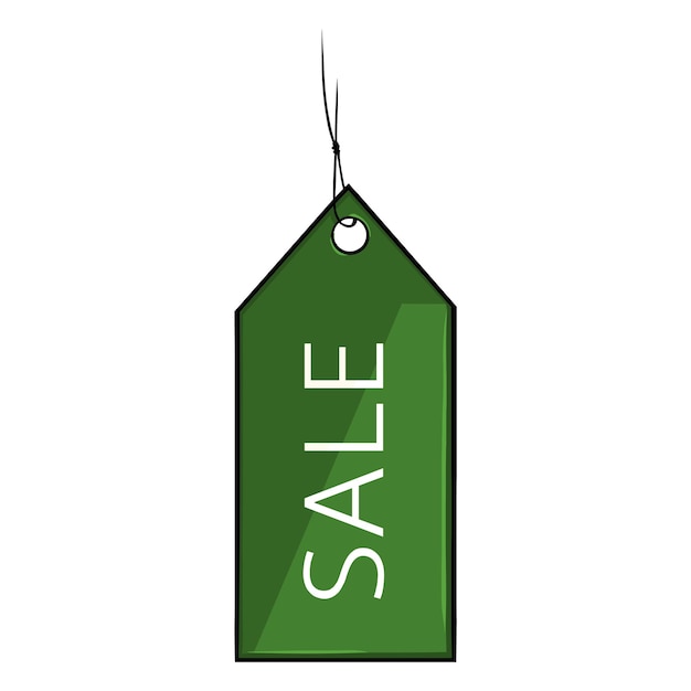 Vector Single Cartoon Sale Tag