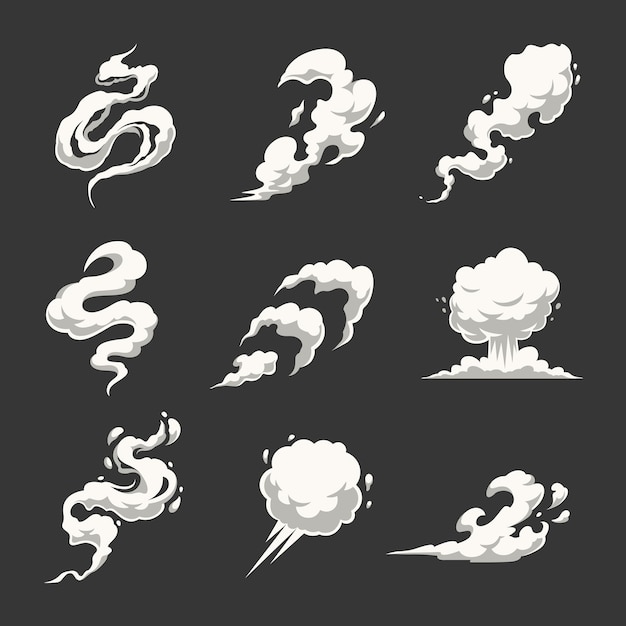 Vector Smoke Set