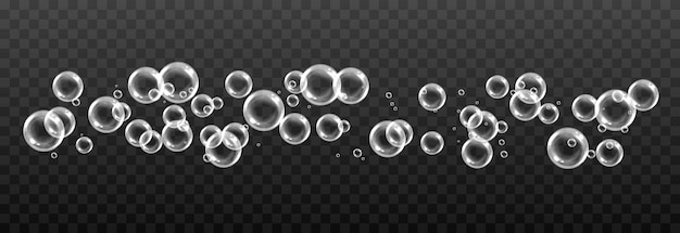 Vector soap bubble Realistic soap bubble png glare Bubbles png Powder soap detergent PNG