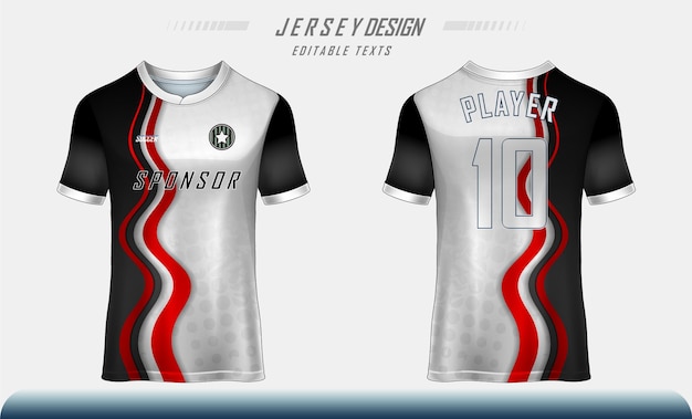 vector soccer football jersey template sport t shirt design sublimation print