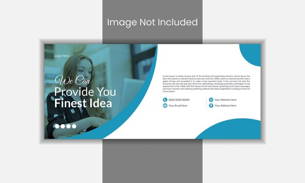 Vector vector social media banner or facebook cover template design for your marketing