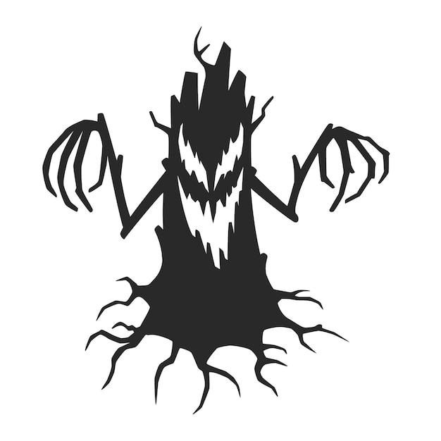 Vector Spooky Tree