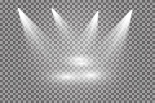 Vector Spotlights Scene Light Effects Glow light effect