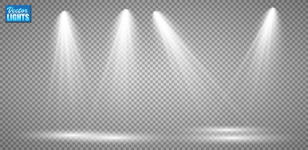 Vector Spotlights Scene Light Effects