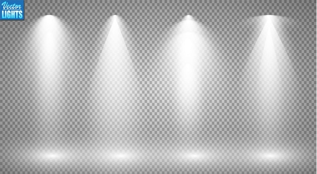 Vector Spotlights Scene Light Effects