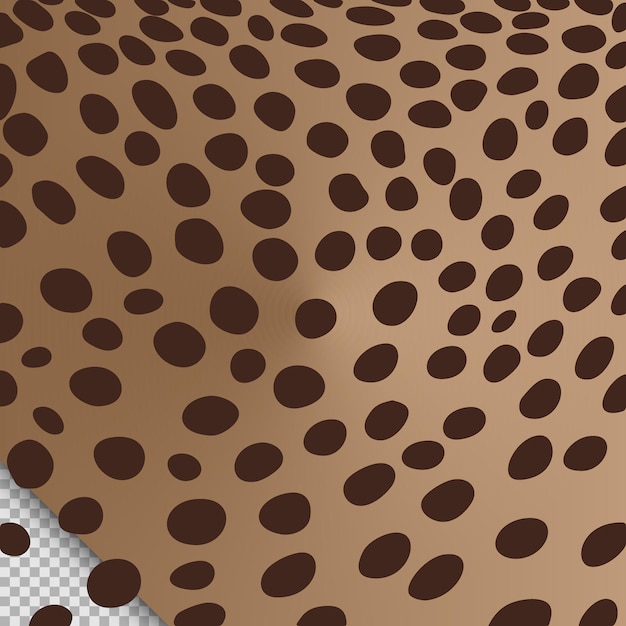 Vector spotted hyena skin pattern