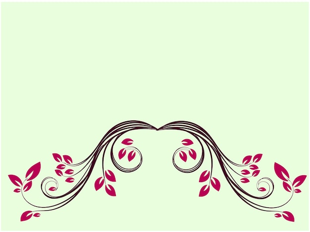 Vector spring sale banner with green leaf