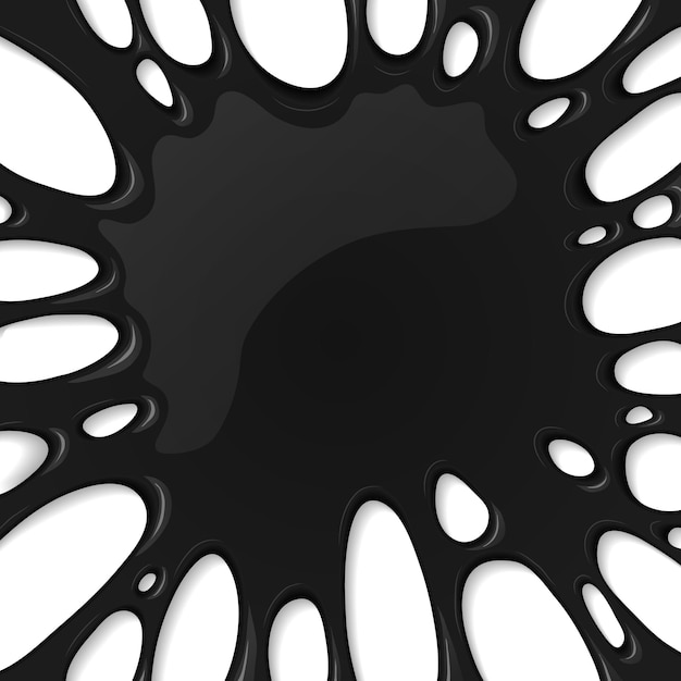 Vector stain of oil splash