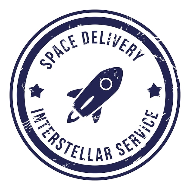 Vector Stamp with Text Space Delivery