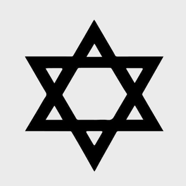 Vector star of david