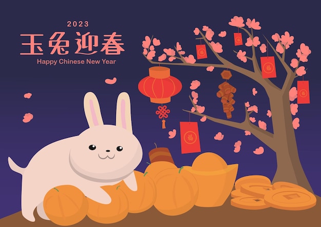 Vector Style Chinese New Year Festival 2023