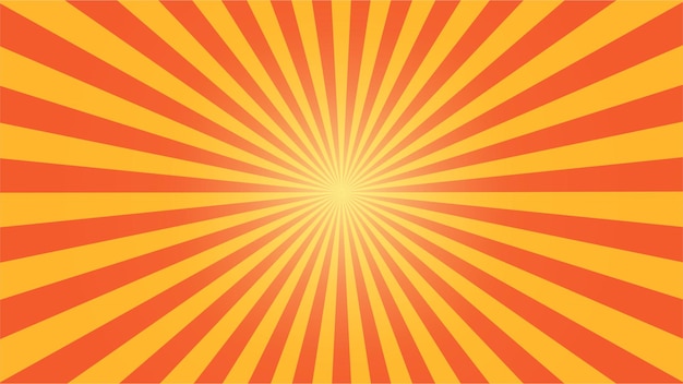 Vector of Sunburst with Orange and Yellow Color Good for additional background additional element